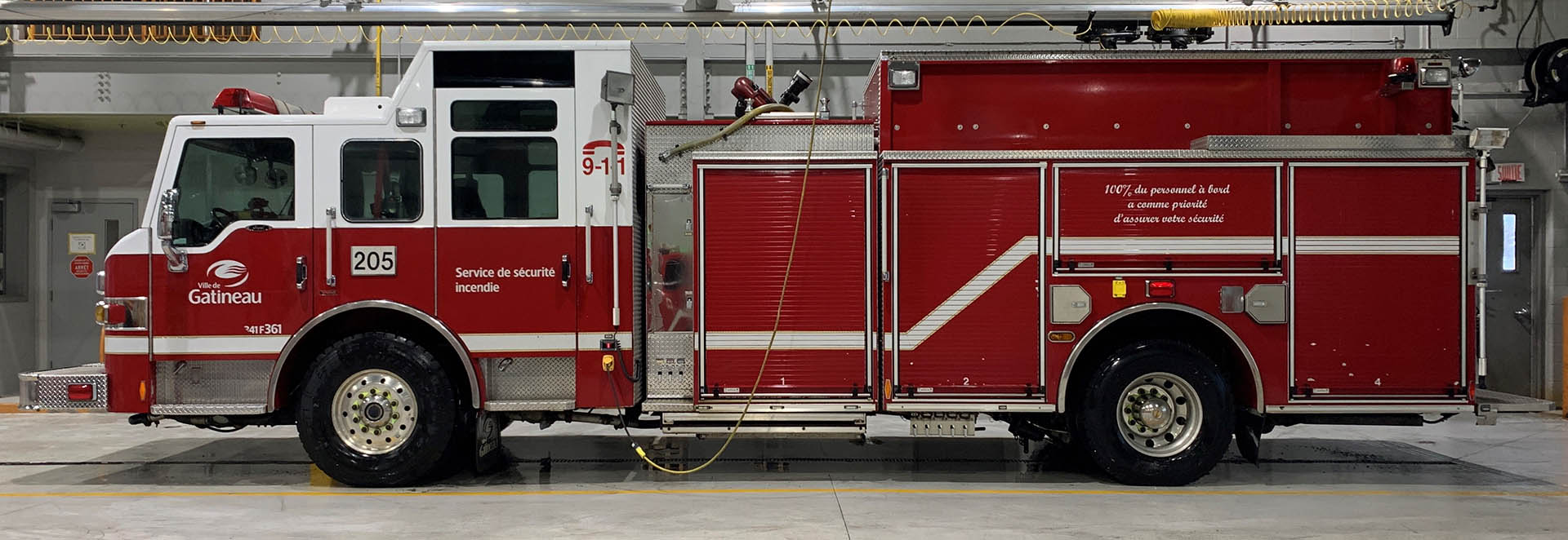 Echelle de pompier pour les services d'incendie ou de secours
