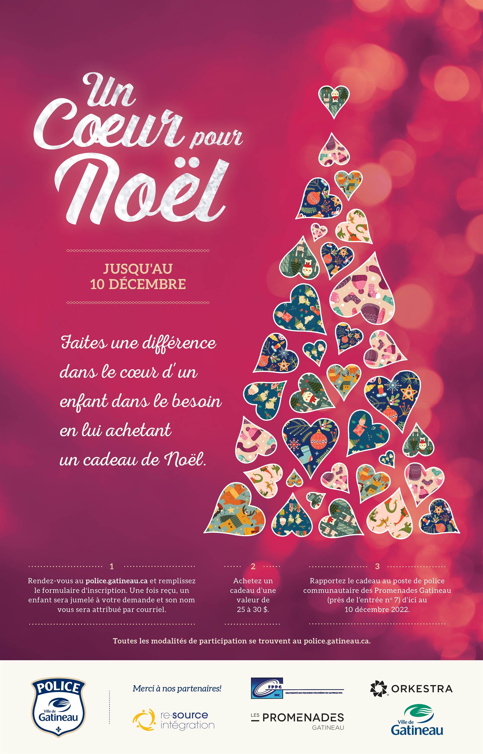 Un coeur pour Noël : parce que les enfants dans le besoin méritent d'être  gâtés! - Ville de Gatineau